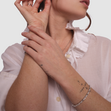 White Lightning Tennis Bracelet