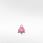 Detachable Pink Sapphire Celestial Drop Earrings - Lark and Berry