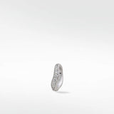 Dune Diamond Small Brushed Hoop