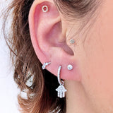 Hand of Fatima Diamond Charm