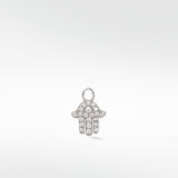 Hand of Fatima Diamond Charm