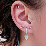 Hand of Fatima Diamond Charm