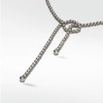 Knot Diamond Necklace in Platinum - Lark and Berry