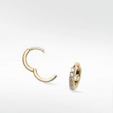 Modernist Diamond Pavé Small Hoop