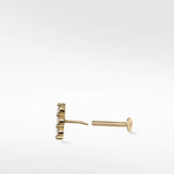 Modernist Diamond Stud Earring