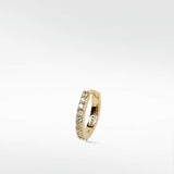 Modernist Diamond Pav√© Medium Hoop Earring - Lark and Berry