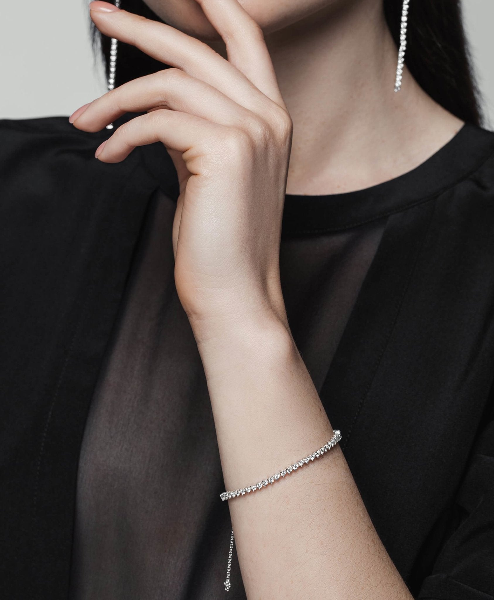 Modernist Tennis Bracelet in 14K Gold - Lark and Berry