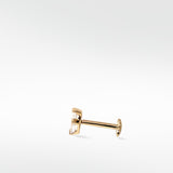 Omnis Double Baguette Stud Earring