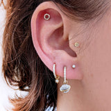 Planet Diamond Charm - 10k