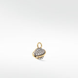 Planet Diamond Charm - 10k