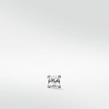 Princess Cut Stud Earring