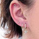 Shooting Star Diamond Charm