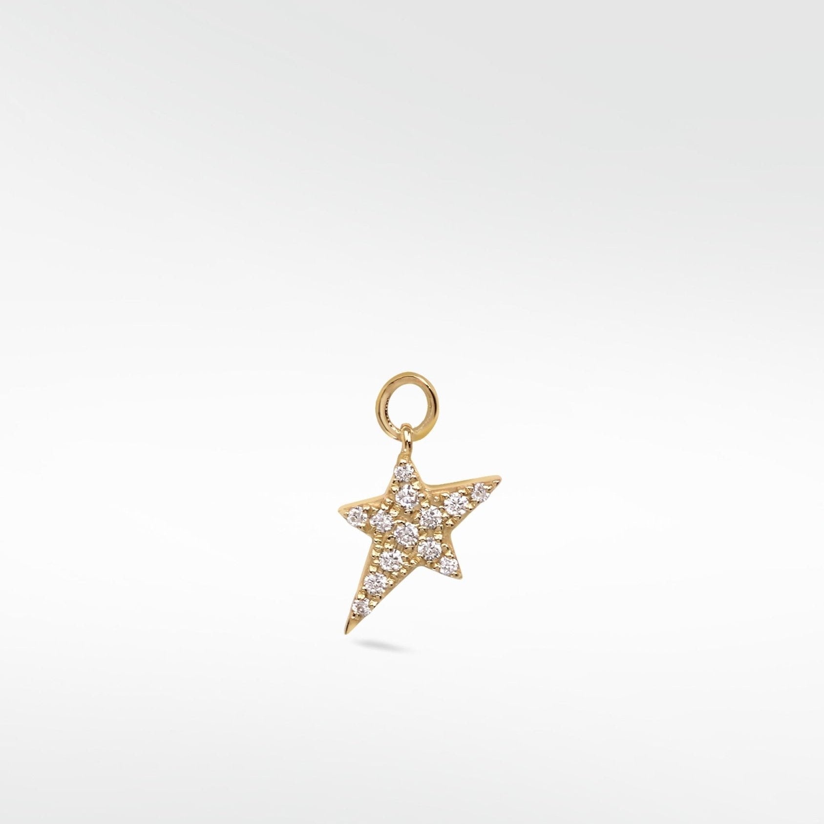 Shooting Star Diamond Charm - Lark and Berry