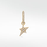 Shooting Star Diamond Charm