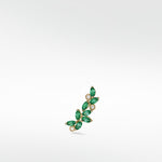 Veto Diamond and Emerald Ear Crawler in 14K Gold - Lark and Berry