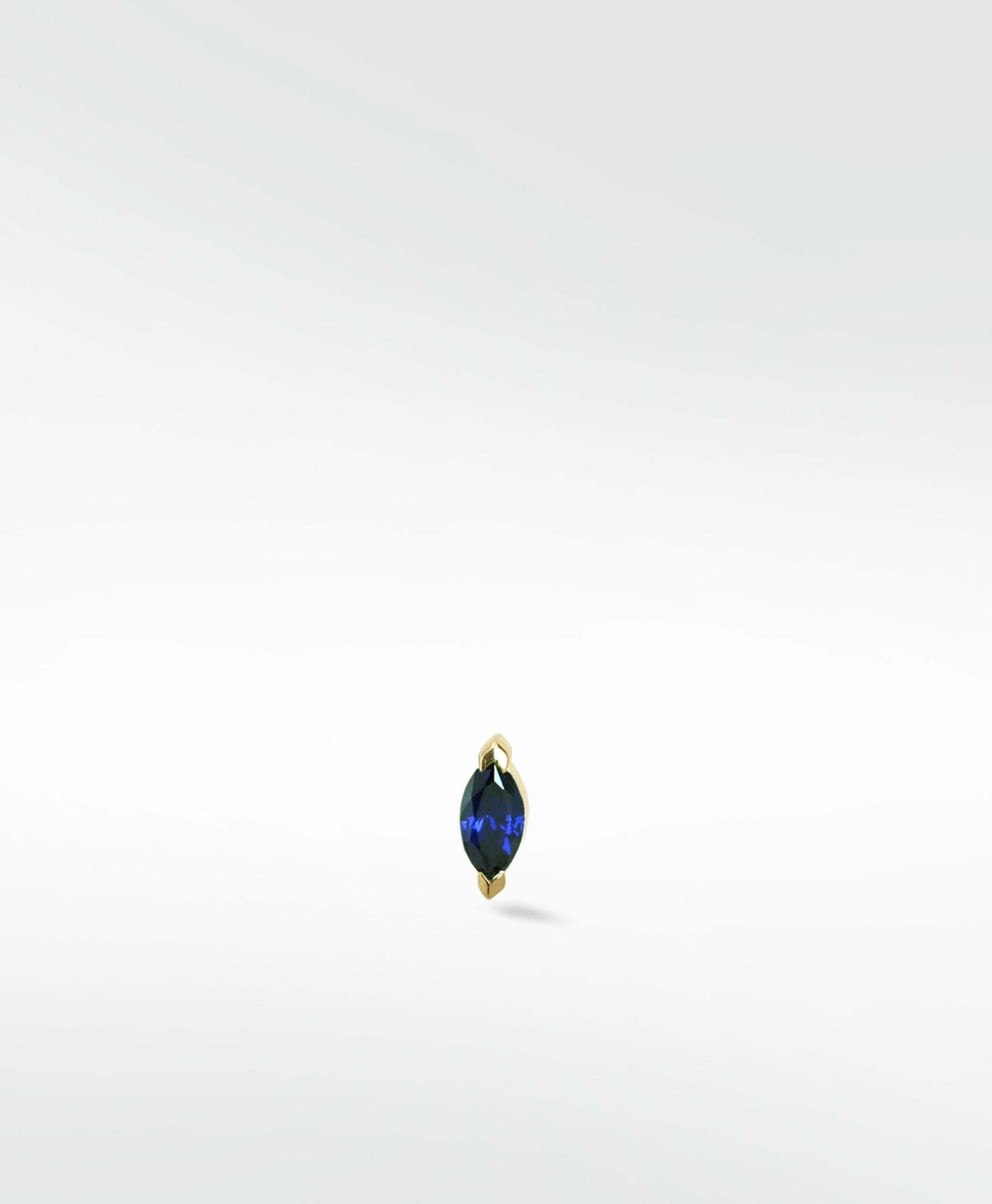 Veto Marquise Sapphire Labret Earring - Lark and Berry