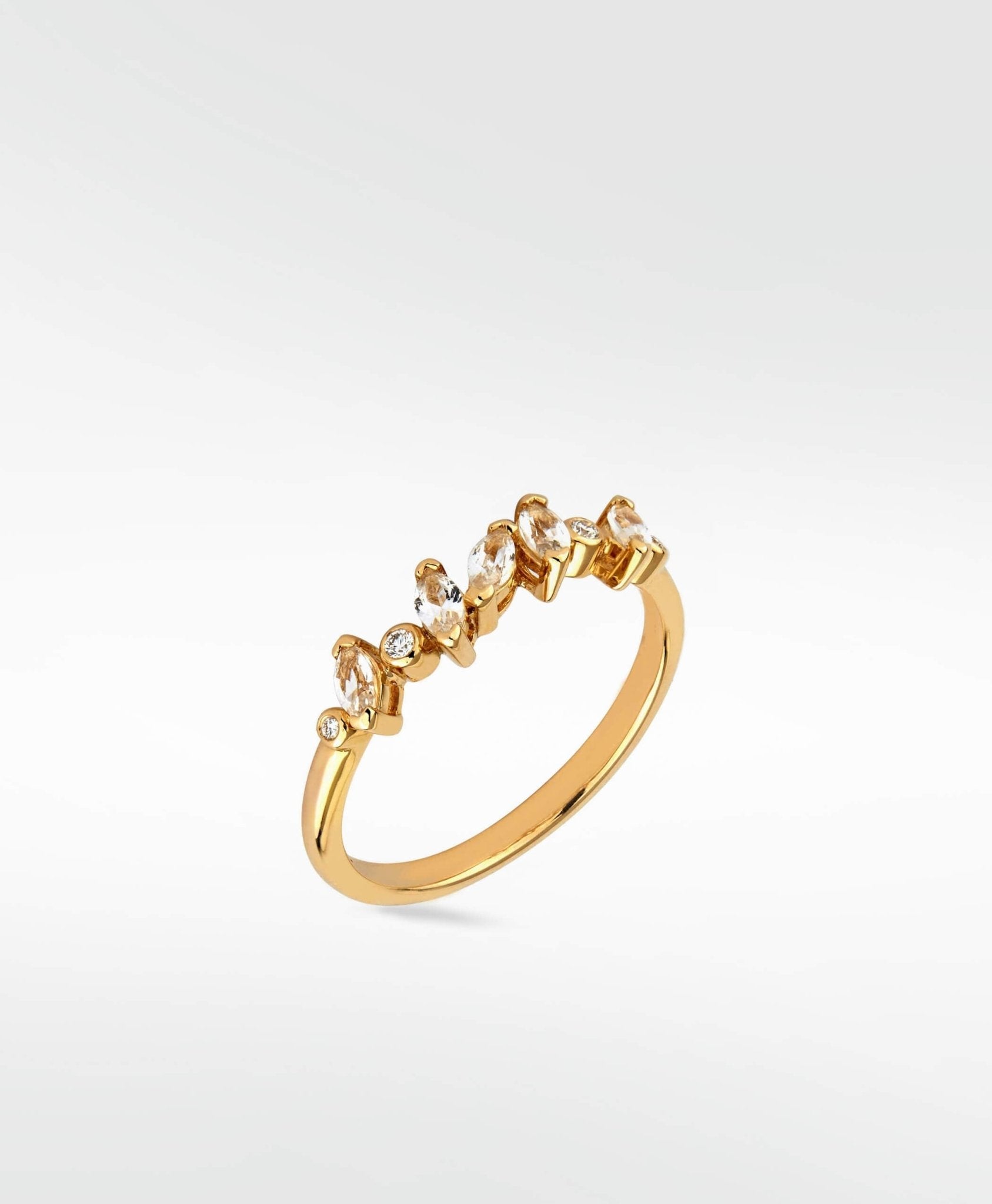 Veto Sapphire Slim Ring - Lark and Berry