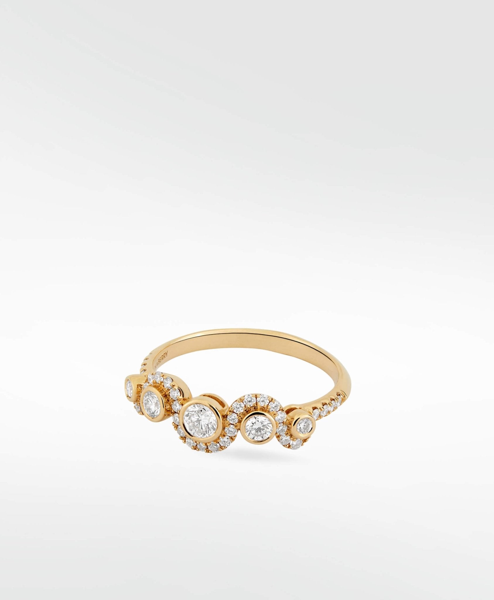 Wave Diamond Ring in 18K Gold - Lark and Berry
